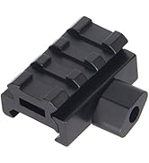 ToopMount Picatinny Rail Mount, 3 Slots Rail Adapter, 20mm Standard Picatinny Riser Rail, Lightwe...