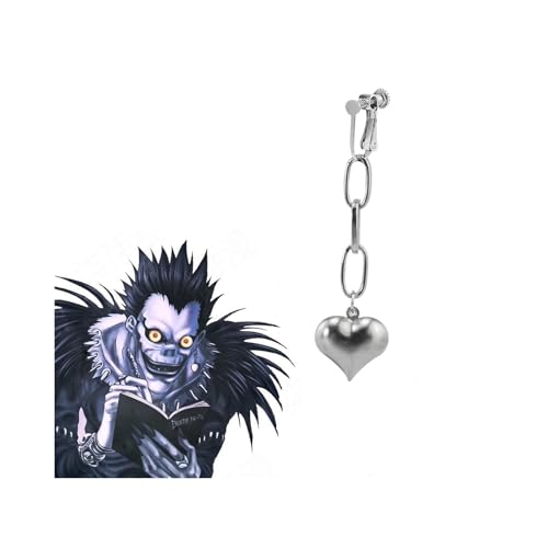 EYZHV(リボーン) DEATH NOTE デスノート リューク コスプレ 道具 シングルイヤリング イヤリング ピアス イヤークリップ 小物 仮装 グッズ 漫遊展 撮影 観賞 文化祭 学園祭 ハロウィン クリスマス cos イベント プレゼント ?パー