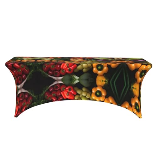 Nappe extensible Spandex antitache et lavable pour masquer et protéger une table de 1,8m