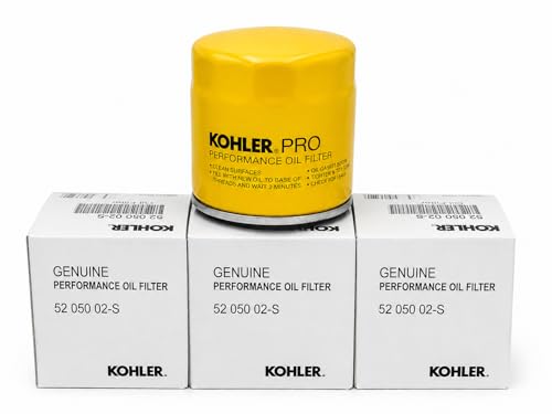 Kohler Oil Filters 52 050 02-S 5205002-S for Lawn Mowers Pack of 3