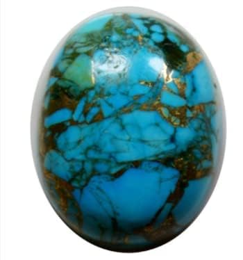 7.10 Carat Turquoise Firoza Natural Original Certified Loose Gemstone