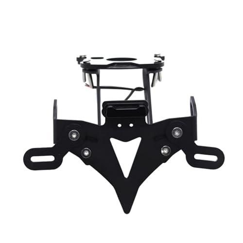 Support plaque d'immatriculation MT 09 supprime bavette arrière LED
