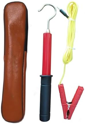 High Voltage Discharge Stick 100cm - Portable Insulated Telescoping Pole for Safe High Voltage Line Maintenance, 10kV Electrical Discharge Tool (3.3ft)