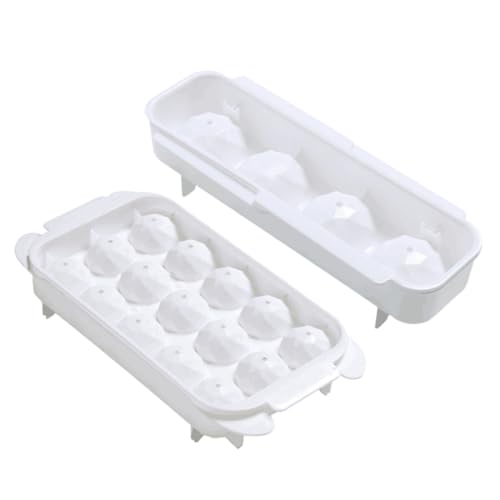 Molde para hielo en bola 2 piezas con tapas