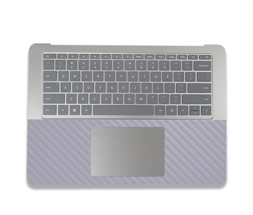 Image of MightySkins Carbon Fiber Skin Compatible with Microsoft Surface Laptop Studio 2 (2023) Full Wrap Kit - Solid Gray | Protective, Durable Textured Carbon Fiber Finish | Easy to Apply | Made in The USA