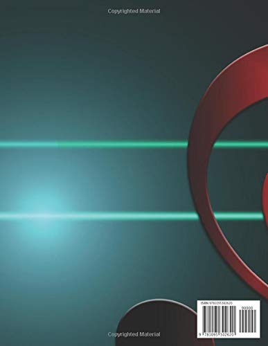 Sheet Music Composition Notebook: Music Manuscript Staff Paper (96 pages, 12 staves per page) - Image 2