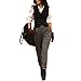 Womens Herringbone Tweed Single Breasted Waistcoat Casual Office Wear Vest Sleeveless Jacket