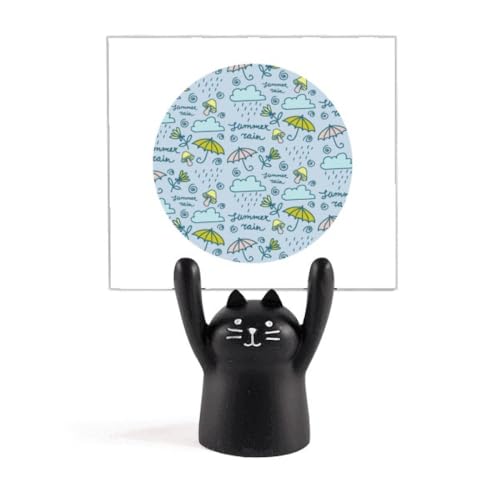 Support de mémo chat noir mignon pour décorer votre bureau de bureau