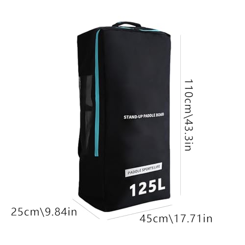 Sac De Transport pour Planche De Paddle 125L Rangement Ajustable – vue 4