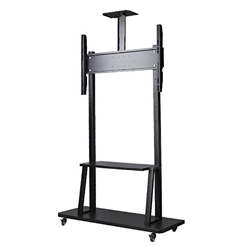 Soporte móvil para TV ajustable de altura con ruedas miniatura 3
