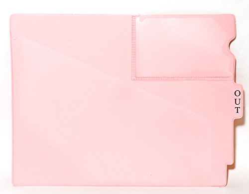 Center TAB Vinyl OUTGUIDES, Pack of 25, Letter Size 9-1/2