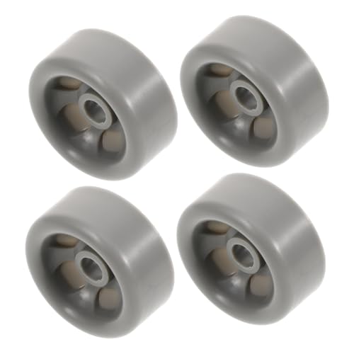 KOCKSHION 4個 ドライヤーアクセサリー 洗濯機 ストレーナー 乾燥 ポータブルドライヤー ドライヤーホース ベアリングプーリー プーリーホイール プラスチック Light Grey