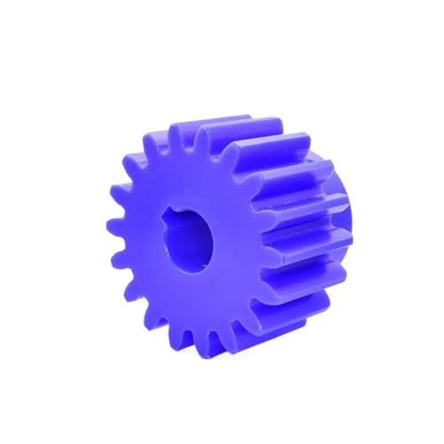Bevel Gear Pinion Hardware Mechanical 1pcs Blue Nylon Spur Gear 3 Mold 14 Teeth Plastic Motor Spur Gear with Step Keyway Bore 14/15/16/18/20/22/24/25/28/30mm(24mm Keyway 8mm)