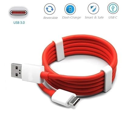 Image of Original 65W SuperVooc USB to Type C Fast Charging Cable for Realme XT | XT 730G | X2 | C12 | Oppo Reno 6 | 5 | Reno 4 Pro 5G Realme Narzo 20A | 6 | 7 | 7 Pro (Only Cable) (VIP-134)