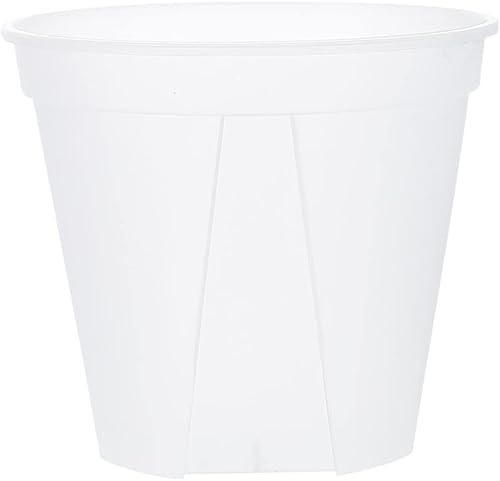 Scicalife Maceta de plástico para guardería, maceta transparente para control de raíces, maceta de un galón para jardín, patio, balcón, oficina,