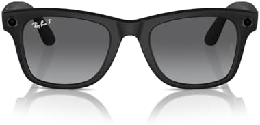 Meta Ray-Ban RAY-BAN RW 4008 WAYFARER Matte Black/Grey Shaded 53