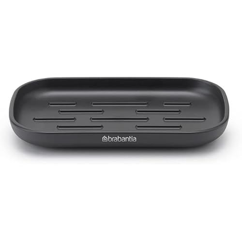 Bravancia 280207 Soap Dish, Stone Rest, Dark Gray