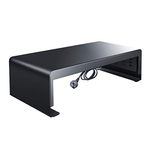 Preisvergleich Produktbild P Prettyia Computer Monitor Ständer USB Desk - Schwarz, R6