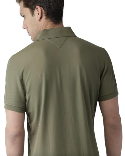 Image of Tommy Hilfiger Men's Short Sleeve Cotton Pique Polo Shirt in Regular Fit 2024 Collection