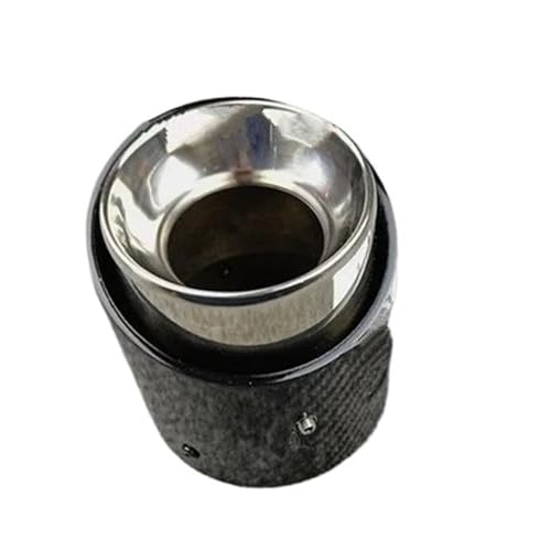 Embout d'échappement carbone finition haut de gamme argent 72mm pour Mini Cooper F56 F54 R60