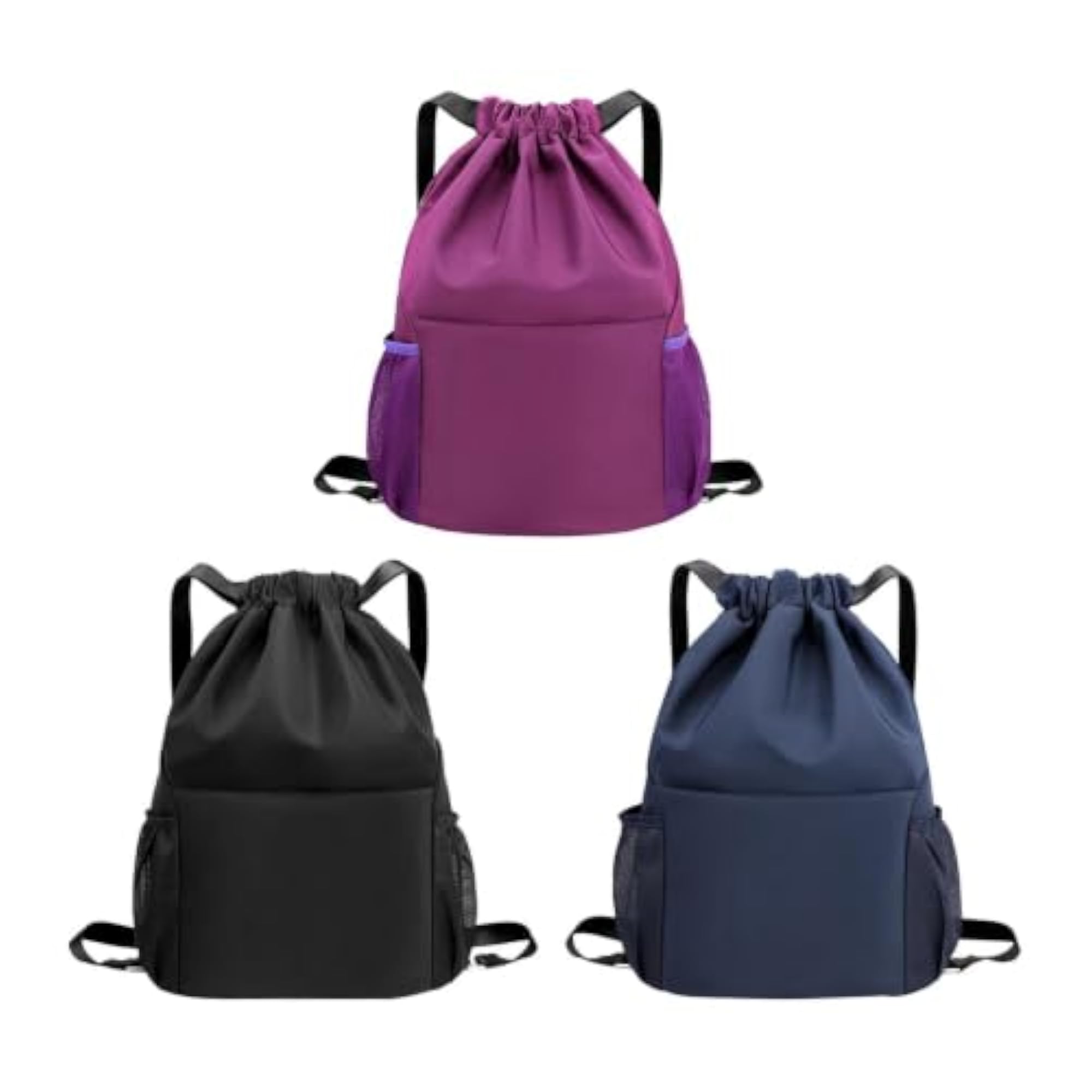 Fashionable Casual Water Resistant Drawstring Backpack