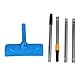 10 Zoll Deckenlackwalze mit Schild Verstellbarer Kopf, Deckenlackwalzenkit, Antispritzung für DIY Home Lack Fenstertür Garden Garage