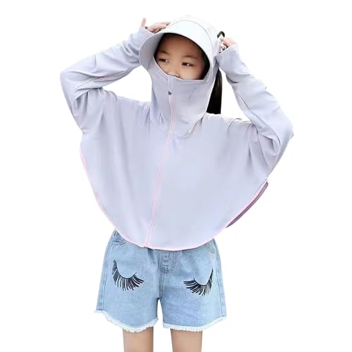 Kids Boys Girls Sun Protection Hooded Jacket Ice Silk Thin Sweatshirt Long Sleeve Hoodie Sun Shirt Breathable Clothing2