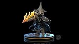 Quantum Mechanix-LTR-0301 Figura Qfig Lord of The Rings Witch King, Color Grey, Blue, Yellow (LTR-0301) One-Size