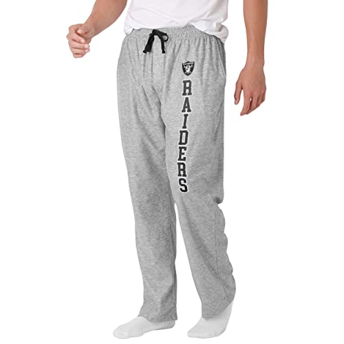 FOCO NFL Mens NFL Team Logo Athletic Gray Lounge Pants