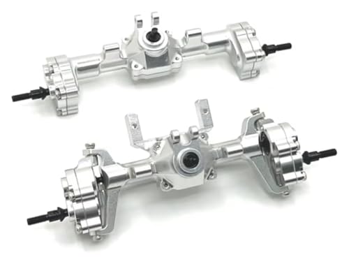 Moviziroten Rc �J�[�A�b�v�O���[�h�p�[�c FMS �p FCX24 1/24 ���^??���|�[�^���A�N�X�����S�ȃt�����g�ƃ��A RC �J�[�C���A�b�v�O���[�h�p�[�c�A�N�Z�T���[ (���b�h)(Silver)