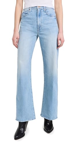 MOTHER Women's The Lasso Sneak Jeans, Ivy League Cowboy, 28