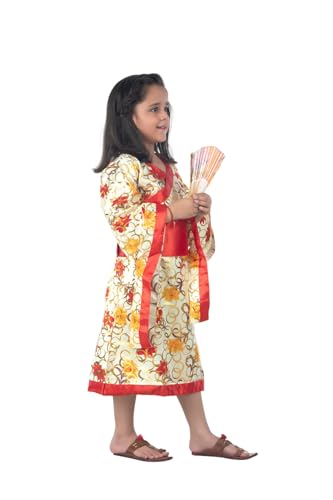 Image of BookMyCostume Japanese Girl Kimono International World Costume 3-4 years