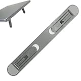 ラップトップスタンド、デスク用のラップトップスタンド | デスク用の折りたたみキーボードホルダー | ポータブル目に見えないラップトップライザー、2つの高さ調整可能なノートブックホルダー、学校、学校