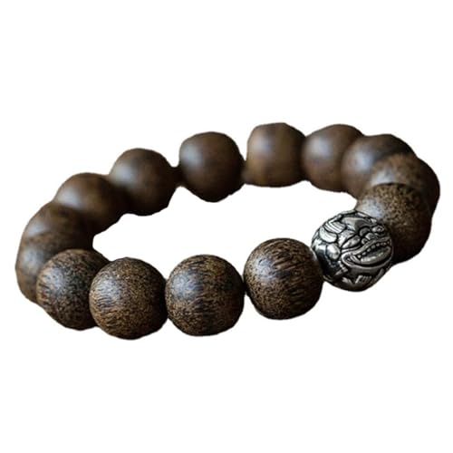 Perles en bois de bouddha 14 mm pour chant de prière et méditation naturelle