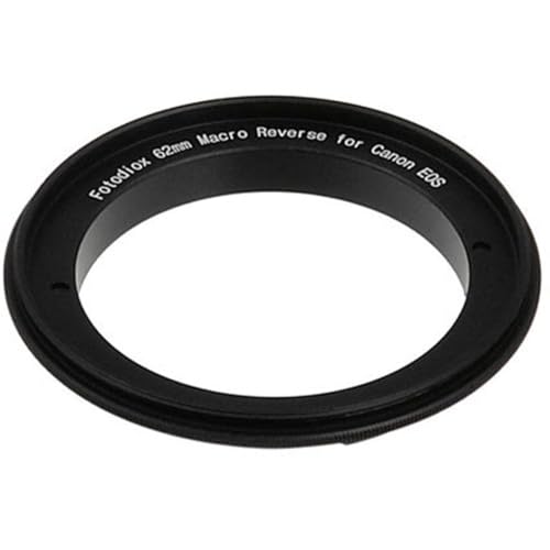Image of Fotodiox 62mm Macro Reverse Mount Adapter for Canon EOS 1D, 1DS, Mark II, III, IV, 1DC, 1DX, D30, D60, 10D, 20D, 20DA, 30D, 40D, 50D, 60D, 60DA, 5D, Mark II, Mark III, 7D, Rebel XT, XTi, XSi, T1, T1i