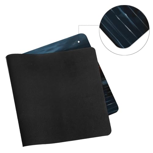 Sous-main de bureau avec paysage de voile grand tapis de souris d'ordinateur durable
