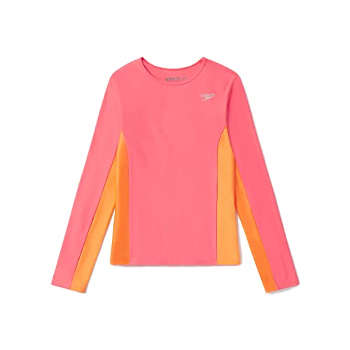 Image of Speedo Girl's Uv Swim Shirt Long Sleeve Rashguard