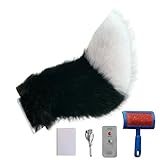 Coda Animale per Motocicletta,Ornamento in Peluche Con Telecomando - 12,6...