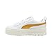 PUMA Women's Mayze Sneakers White/Archive Gold, 9