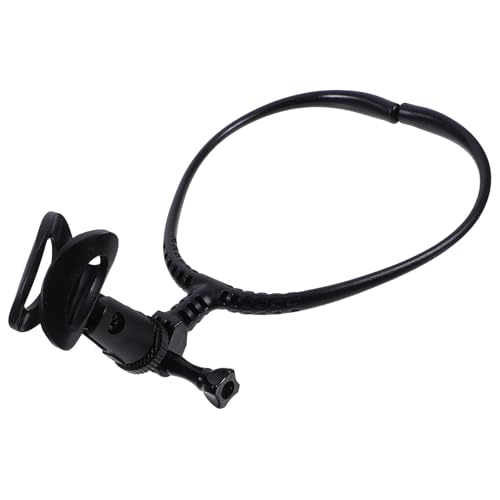 LALADEFIEE Support de Micro pour Cou Ergonomique en Plastique et Métal, Prise Stable pour...
