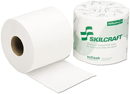 Miniatura 2 de AbilityOne - NSN3800690 - Papel higiénico SKILCRAFT - 2 capas - 4 x 4 pulgadas - 550 hojas por rollo - 80caja