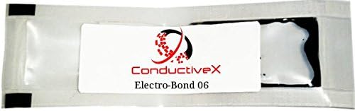 Low Cost Silver Epoxy, Electrically Conductive Adhesive, EMI RFI Sheilding System, Electro-Bond 06, 2.5gm Pouch(s)