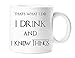 'That's What I do, I Drink and I Know s' - 'Game of Throne' nowość prezent kubek - Tyrion Lannister - 325 ml kubek ceramiczny do herbaty/kawy
