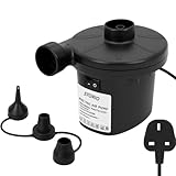 Storio Electric Air Pump for Inflatable Swimming Pools, Air Beds, Toys & Sofa | High-Pressure Portable AC 230V Air Blower Pump for Mattress, Floats | Indoor & Outdoor Use