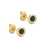 MATERIAL 9 Karat (375) Gelbgold Gewicht 0.4 GR synthetisch hergestellter Saphir 0.28 CT