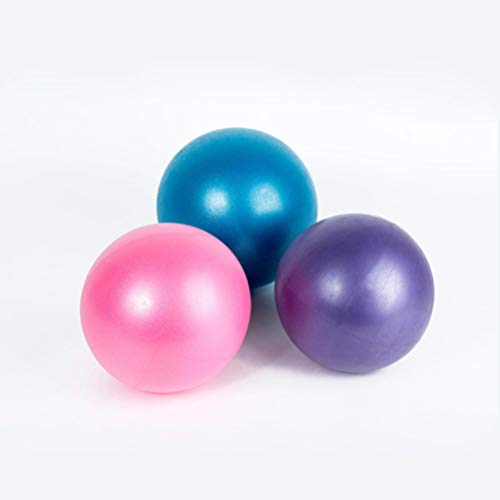 Bola de ginástica portátil de pilates à prova de explosão para meninas e senhoras (cor aleatória)