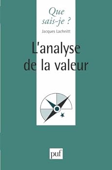 Paperback L'analyse de la valeur [French] Book