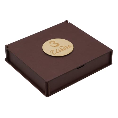 UtsaWe Bhaiya Bhabhi Rakhi Gift Box with Designer Red and Gold Rakhi, Roli, Chawal, Personal Card, Thali Set, and a Chocolate| Exquisite Rakhi Set (Red Beads Family Rakhi)4