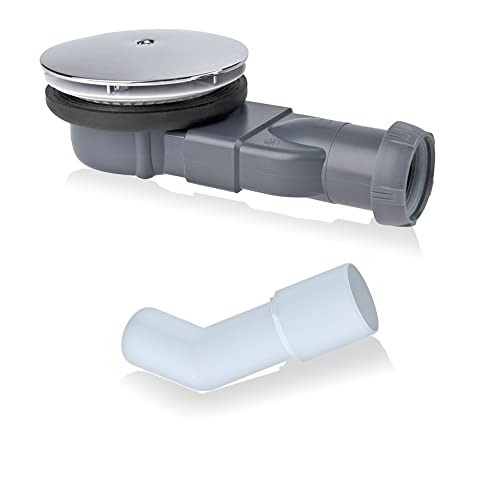 Geberit Piletta Sifone Doccia Ribassata 90 Mm - Altezza 30 Mm, Bianco