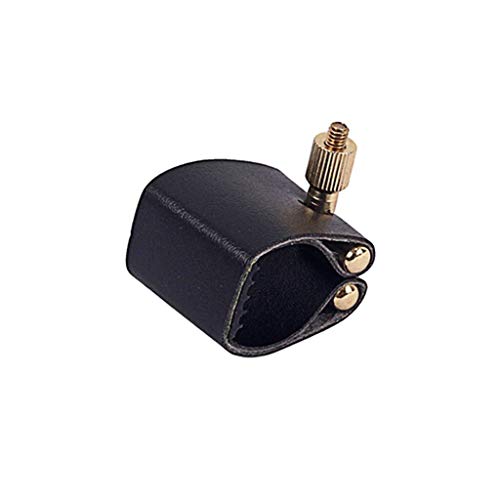 Alnicov Blattschraube Verschluss Kunstleder kompakt langlebig für Altsaxophon Gummi Mundstück